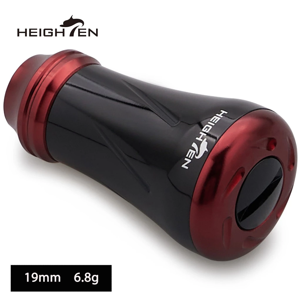 HEIGHTEN 19 มม.น็อปแต่งรอก อลูมิเนียมสําหรับ สำหรับ Shimano Stradic Daiwa Revros Spinning ตกปลา Reel