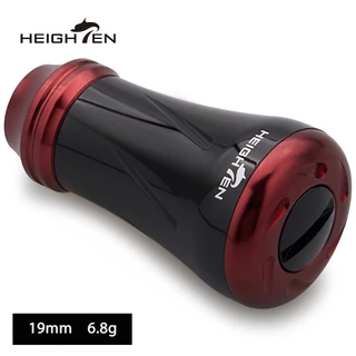 HEIGHTEN 19 มม.น็อปแต่งรอก อลูมิเนียมสําหรับ สำหรับ Shimano Stradic Daiwa Revros Spinning ตกปลา Reel