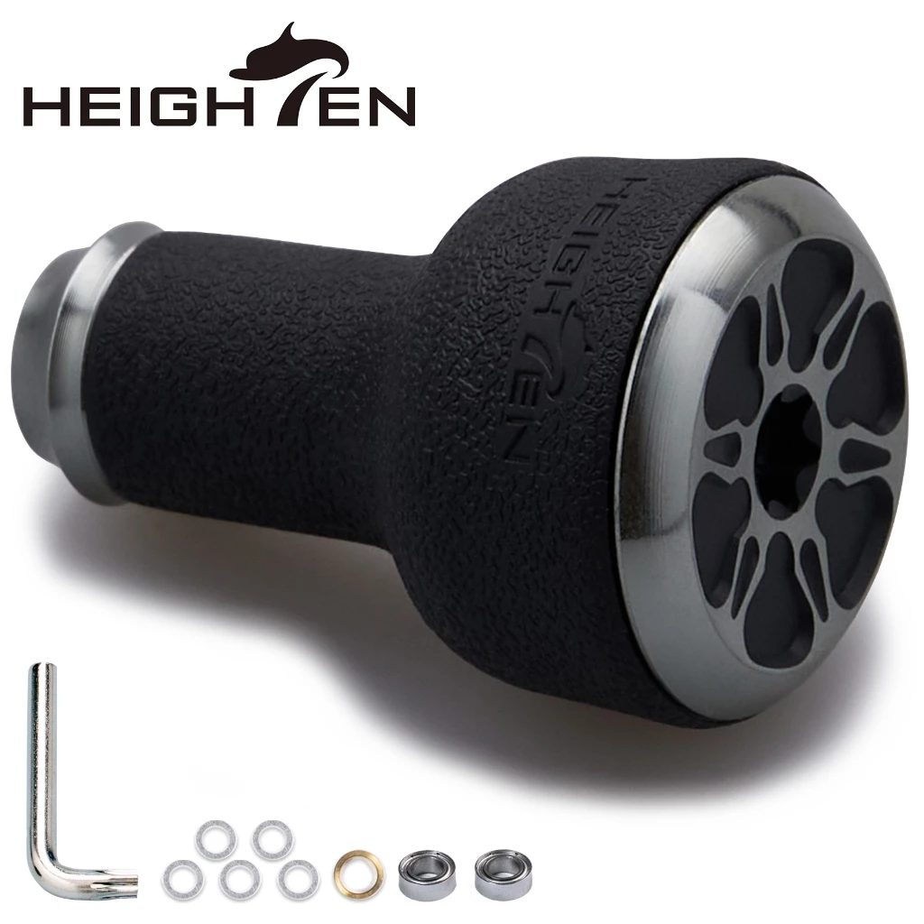 HEIGHTEN 24 มม.วัสดุ TPE ลูกบิดสําหรับ Shimano Twinpower Vanford Daiwa Luvias Reel