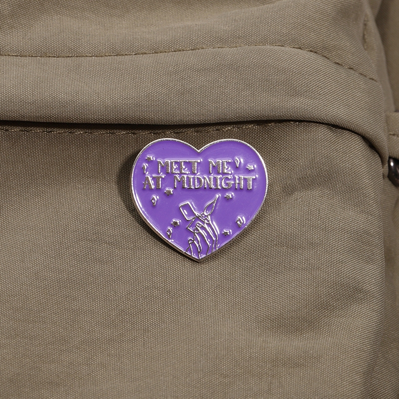 น่ารัก หวาน สีชมพู หัวใจ เคลือบ เข็มกลัด เรขาคณิต เส้น รูปหัวใจ โลหะผสม เข็มกลัด เข็มกลัด ตราแฟชั่น สุภาพสตรี เครื่องประดับ ของขวัญ - รูปที่ 5