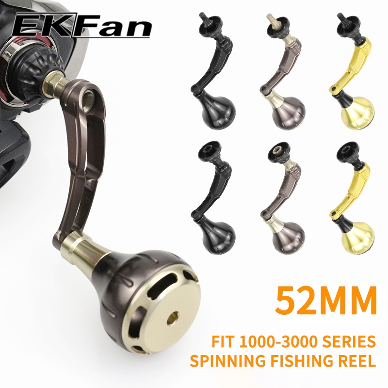 Ekfan ลูกบิดรอกตกปลาอลูมิเนียมอัลลอยด์สําหรับ 3000-1000 abu Daiwa Shimano Spinning lure Reel
