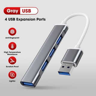 USB/Type-C 3.0 Hub Portable 4 Ports High Speed Splitter Adapter Multi Expander Converter OTG for Laptop PC Hub