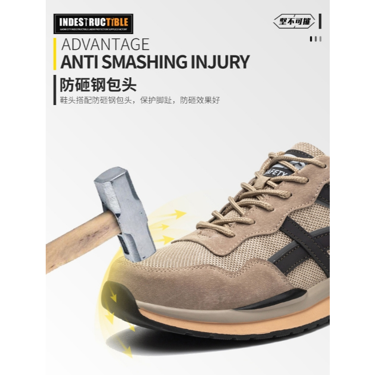 Men STEEL TOE SAFETY reflective BOOTS ojht
