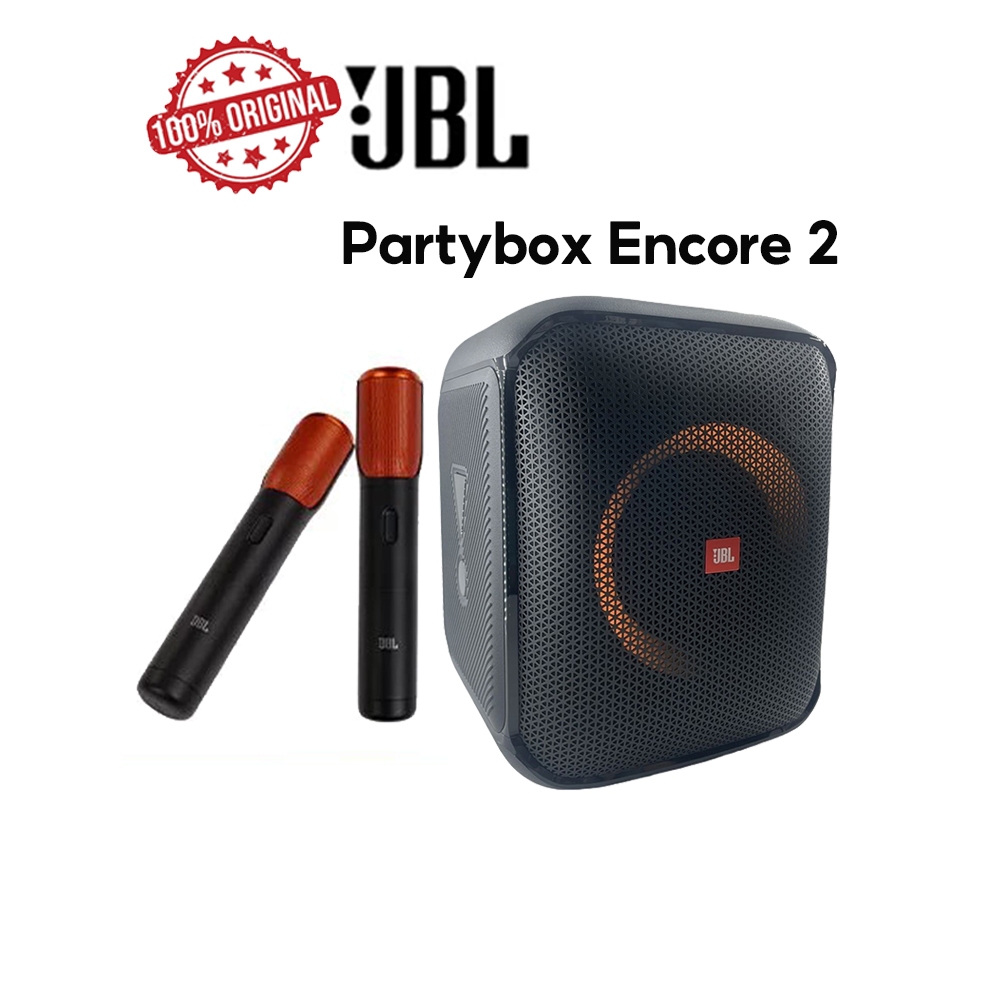 JBL Partybox Encore 2/Partybox Encore Essential, 100W speakers, built-in dynamic light show and splash-proof design + AUX cable + USB-C cable