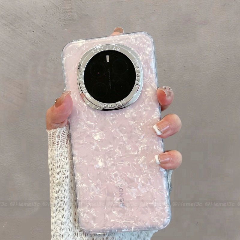 สําหรับ Honor Magic 7 Pro 5G ปลอกชุบโปร่งแสง Hard Back เคสโทรศัพท์ฝาครอบ