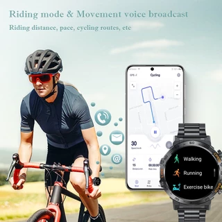 LIGE สมาร์ทวอท์ช Original พร้อมไฟฉาย LED Full Touch กีฬาฟิตเนส Tracker Heart Rate Health Monitor กันน้ําบลูทูธโทร SmartWatch สําหรับ IOS Android