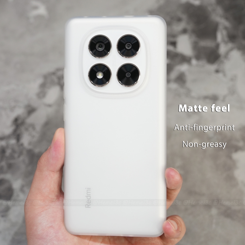สําหรับ Redmi Note 14 Pro Plus 5G ปลอกนุ่มโปร่งแสง Matte Thin เคสโทรศัพท์ฝาครอบ