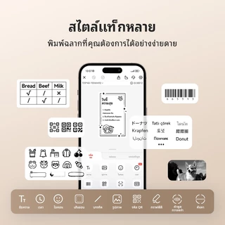 [ไทยในสต็อก]Niimbot D101 เครื่องพิมพ์ฉลากความร้อนชื่อเครื่องพิมพ์สติกเกอร์สำหรับฉลากเครื่องสำอางบ้านฉลากชื่อ