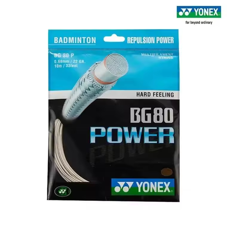 สายไม้แบดมินตัน Yonex BG80 POWER (0.68mm) สายแบดมินตันฝึกซ้อมความอดทน