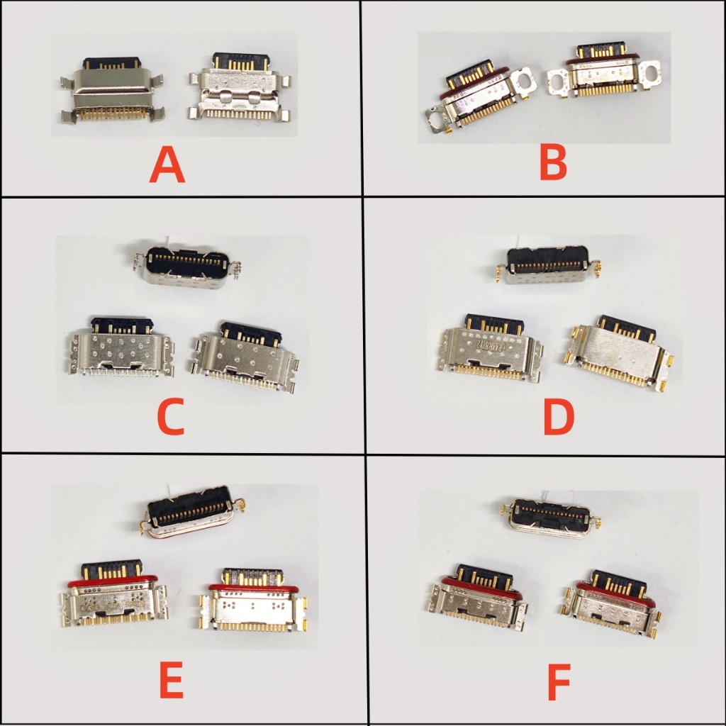 10 ชิ้น/ล็อต USB ชาร์จ Dock พอร์ต Charger Connector Type-C ปลั๊กสําหรับ Redmi K50 10C หมายเหตุ 11 11E 11S 12 13 Pro Plus 4G 5G อะไหล่