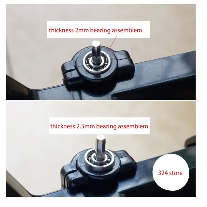 Self-made แบริ่ง 620 ความหนา 2.0 มม./2.5 มม. 4 ชิ้นสําหรับ tamiya mini 4wd แชสซี/เกียร์(MINI 4WD racing car 620 bearings 4pcs) - รูปที่ 3