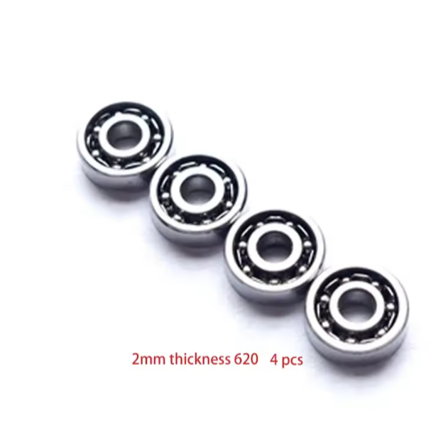 Self-made แบริ่ง 620 ความหนา 2.0 มม./2.5 มม. 4 ชิ้นสําหรับ tamiya mini 4wd แชสซี/เกียร์(MINI 4WD racing car 620 bearings 4pcs) - รูปที่ 2