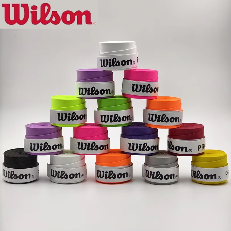 1PCS Wilson Sticky overgrip สําหรับ Pickleball Paddle Beach เทนนิส Paddle Racket ตกปลาแร็กเก็ต Overgrip เหงื่อ Band Absorption เทนนิสแร็กเก็ตมือกาว