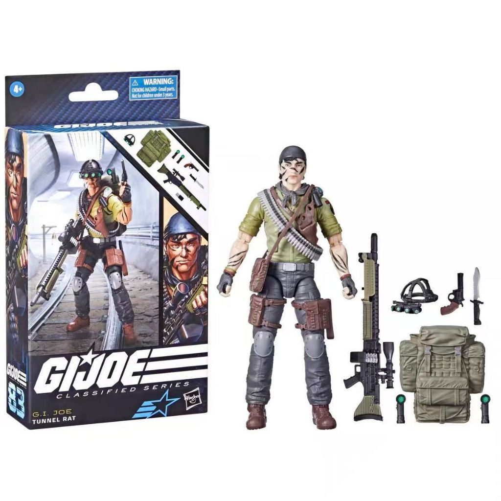 Hasbro GIJoe Classified Series GIJoe Tunnel Rat GIJoe Action Figures ของเล่น 6 นิ้ว 100% ยี่ห้อใหม่
