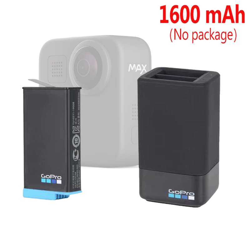 Orig Gopro ที่ชาร์จแบตเตอรี่ แบบคู่ อุปกรณ์เสริม สําหรับกล้อง Gopro Max 360 Battery Charger Hub