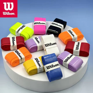 Wilson 2 ชิ้นมือกาวลื่นเข็มขัดไม้เทนนิส Grip ไม้ดูดซับเหงื่อ,ลื่นเทนนิสและไม้แบดมินตัน,ลื่น Wraps อุปกรณ์เทนนิสแบดมินตัน Grip Padel