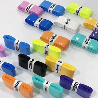 Wilson 2 ชิ้นมือกาวลื่นเข็มขัดไม้เทนนิส Grip ไม้ดูดซับเหงื่อ,ลื่นเทนนิสและไม้แบดมินตัน,ลื่น Wraps อุปกรณ์เทนนิสแบดมินตัน Grip Padel
