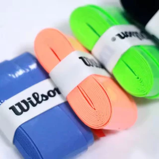 Wilson 2 ชิ้นมือกาวลื่นเข็มขัดไม้เทนนิส Grip ไม้ดูดซับเหงื่อ,ลื่นเทนนิสและไม้แบดมินตัน,ลื่น Wraps อุปกรณ์เทนนิสแบดมินตัน Grip Padel