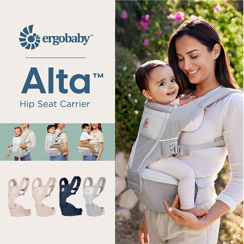 Ergo baby Alta Hip seat Carrier Breathable SoftFlex TM Mesh สําหรับเด็กวัยหัดเดิน 4-48 เดือน