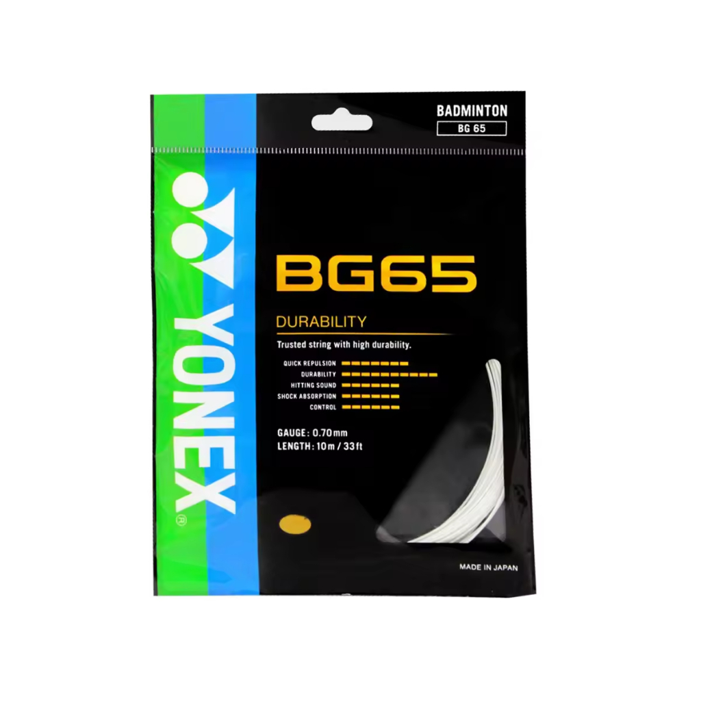 สายแบดมินตัน Yonex BG65 สายไม้แบดมินตัน 0.7 มม. สายแบดมินตันทนทาน