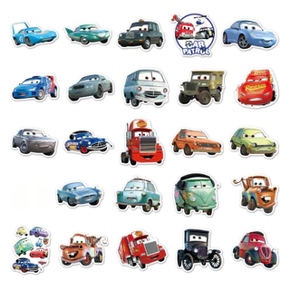 50 ชิ้นตลก Racing story สติกเกอร์กันน้ํา DIY สําหรับโทรศัพท์แล็ปท็อปรถสติกเกอร์ Creative Home Decal