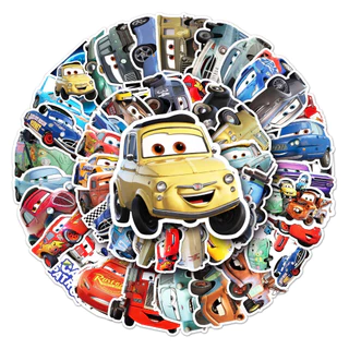 50 ชิ้นตลก Racing story สติกเกอร์กันน้ํา DIY สําหรับโทรศัพท์แล็ปท็อปรถสติกเกอร์ Creative Home Decal