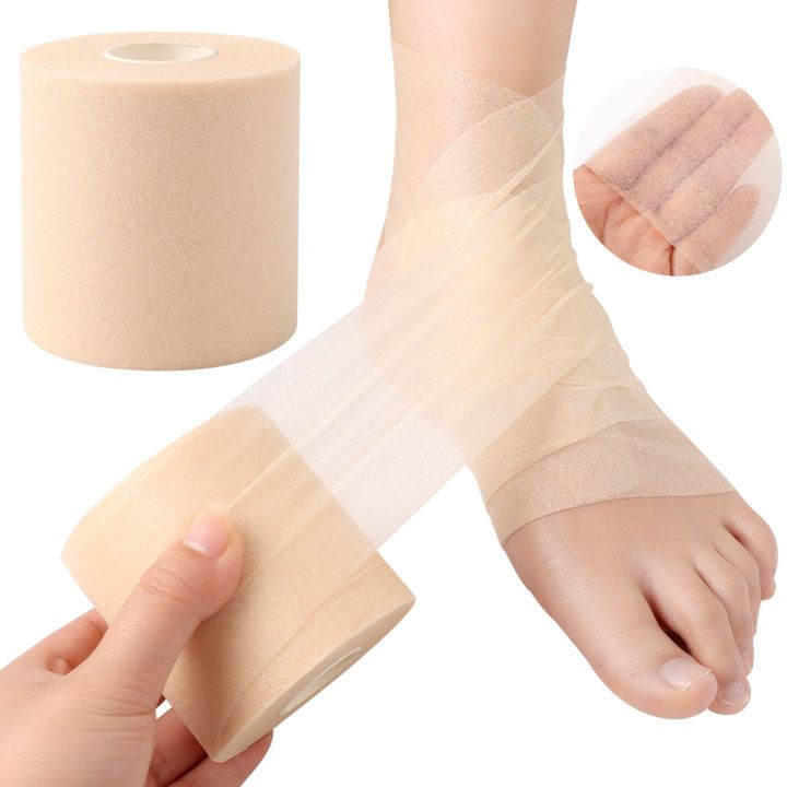 Pre-wrap Athletic Tape Foam Underwrap Bandage Athletic Foam Tape สําหรับข้อมือข้อศอกเข่าข้อเท้าผมกีฬ