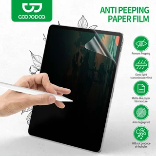 GOOJODOQ ฟิล์มกันรอยหน้าจอ กันแอบมอง สําหรับ iPad Gen10 9 8 7 6 10.9 Pro 11 12.9 13 Air 6 7
