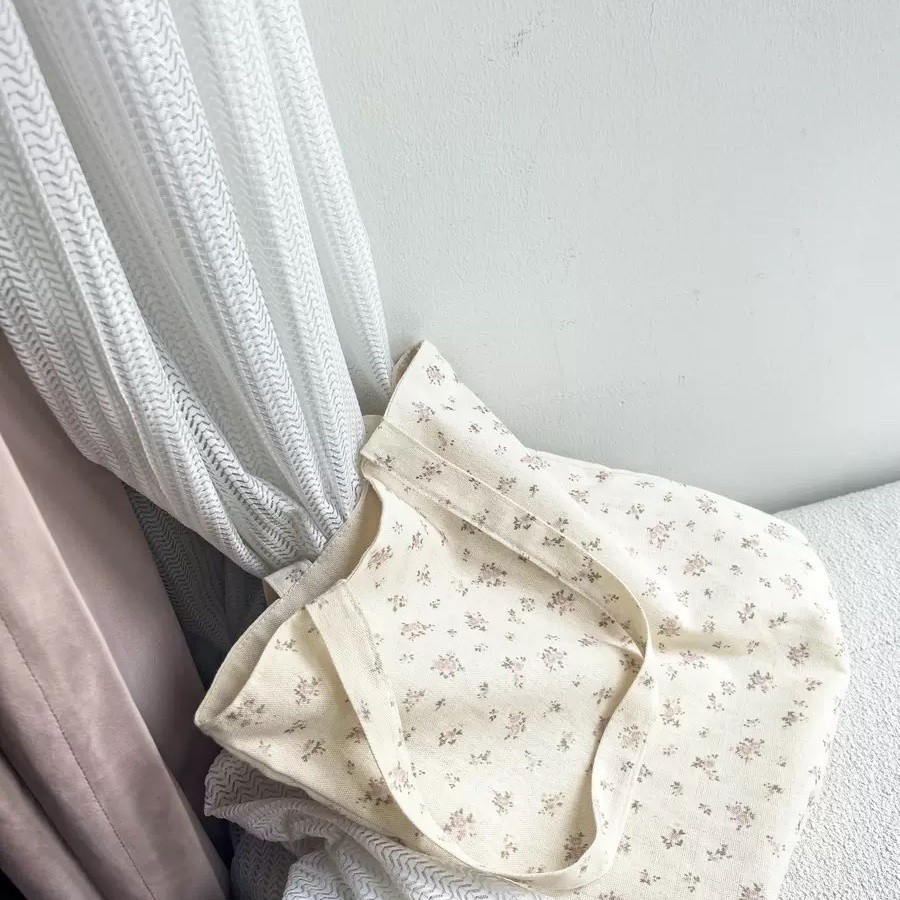 เกาหลีดอกไม้ใหม่ความจุขนาดใหญ่สิริสดกระเป๋าผ้าใบอเนกประสงค์
