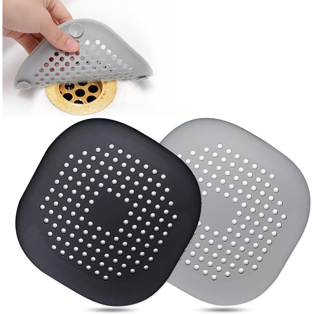 DDhome ซิลิโคนกรองเศษอาหาร ดักเส้นผม กรองระบายน้ำ แก้ท่อตัน ซิลิโคนฝาปิดท่อ