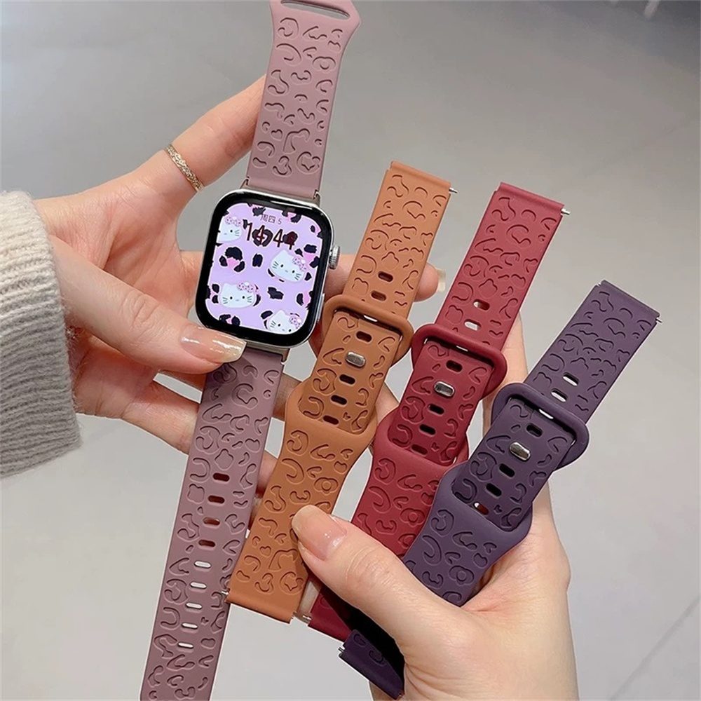 Huawei Watch fit 3 band Leopard แกะสลักสายนาฬิกาซิลิโคนสําหรับ Huawei Fit3 Breathable Skin friendly เปลี่ยนสร้อยข้อมือสําหรับ fit3 อุปกรณ์เสริม - รูปที่ 5