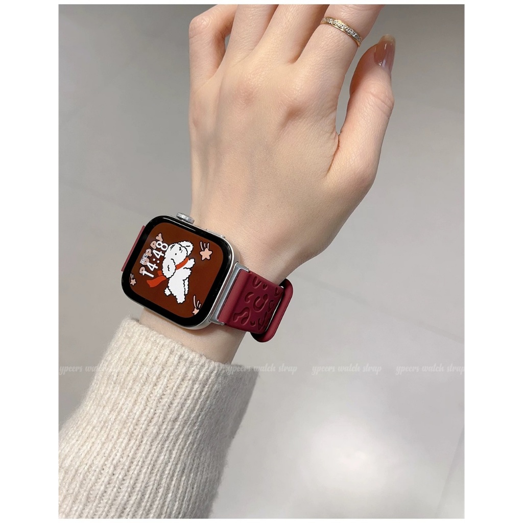 Huawei Watch fit 3 band Leopard แกะสลักสายนาฬิกาซิลิโคนสําหรับ Huawei Fit3 Breathable Skin friendly เปลี่ยนสร้อยข้อมือสําหรับ fit3 อุปกรณ์เสริม - รูปที่ 6