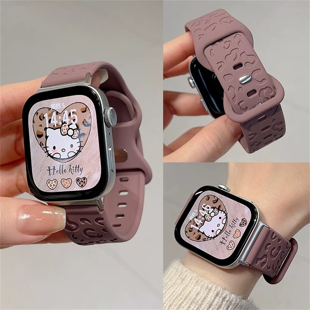 Huawei Watch fit 3 band Leopard แกะสลักสายนาฬิกาซิลิโคนสําหรับ Huawei Fit3 Breathable Skin friendly เปลี่ยนสร้อยข้อมือสําหรับ fit3 อุปกรณ์เสริม