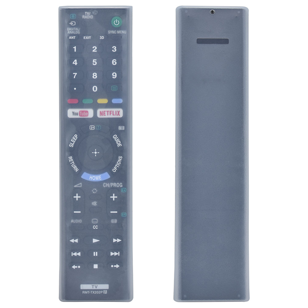 SONY รีโมทคอนโทรลทีวีพร้อมฝาปิดซิลิโคน โซนี่ สําหรับป้องกันการตกฝาครอบรีโมทคอนโทรลซิลิโคนที่มีความยืดหยุ่นที่เพิ่มขึ้นและความหนา