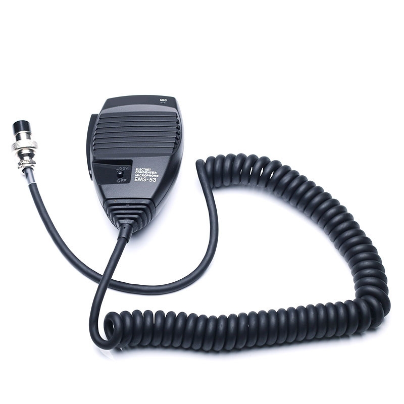 Walkie Talkie EMS-53 ไมโครโฟน 8pin DTMF มือถือ PTT Mic ลําโพงสําหรับ Alinco DR-03 DR-06 DR-135 DR-14