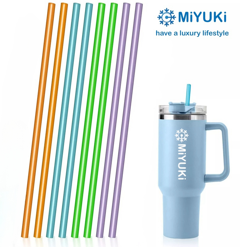 หลอด 40oz for  Stanley YETI TYESO MIYUKI,หลอด 30oz, หลอดพลาสติกใช้ซ้ําได้