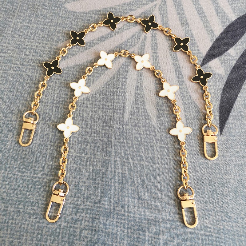 กระเป๋า พรีเมี่ยมสายโซ่แบบพกพา DIY Gold Strap อุปกรณ์เสริมหญิงกระเป๋าแฟชั่นคลัทช์กระเป๋าเป้สะพายหลังโซ่ตกแต่งกระเป๋า All-Match แฟชั่นโซ่