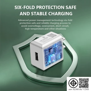 hoco. C106 หัวชาร์จ 10.5W ช่องเสียบ USB ชาร์จเร็ว ปลั๊กชาร์จท่องเ ที่ยว ชาร์จเร็ว