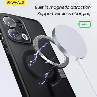 BKWHALE Magnetic Matteเคสโทรศัพท์สําหรับOPPO Reno 15 14 13 12 11 11F 12F 13F 14F 15F Reno14 Reno15 Pro Max Reno13F Reno14F Reno15Fค้นหาX9 X8 X7 Ultra X9S Proกันกระแทกเคสโทรศัพท์