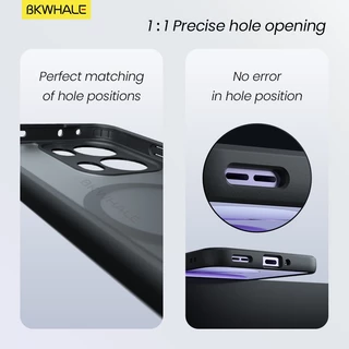 BKWHALE Magnetic Matteเคสโทรศัพท์สําหรับOPPO Reno 15 14 13 12 11 11F 12F 13F 14F 15F Reno14 Reno15 Pro Max Reno13F Reno14F Reno15Fค้นหาX9 X8 X7 Ultra X9S Proกันกระแทกเคสโทรศัพท์