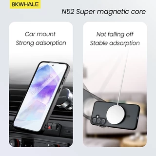 SAMSUNG BKWHALE Magnetic Matteเคสโทรศัพท์สําหรับSamsung Galaxy A57 A37 A17 A27 A07 A56 A36 A26 A16 A06 A55 A54 A35 A34 A25 A24 A15 A14 S24 S24 S24 S25 Ultraปลอกใส่โทรศัพท์