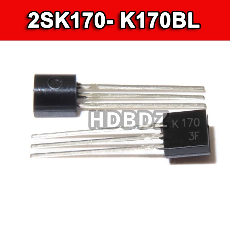 2SK170- TO-92 10 ~ 20PCS K170BL Triod Amplifier ทรานซิสเตอร์ IC ttc3 2SK170-