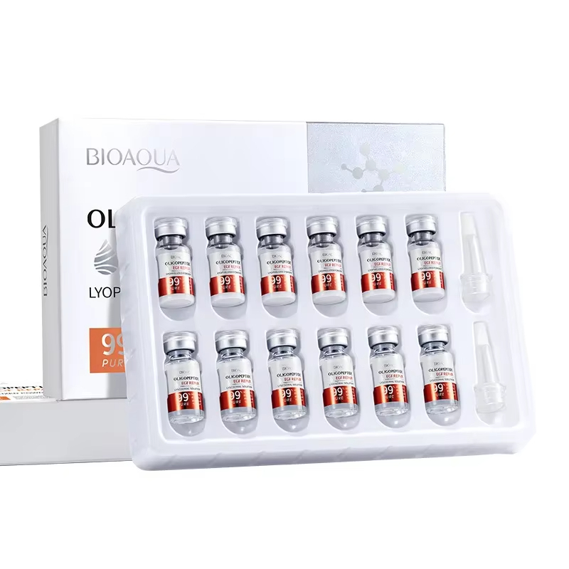 Oligopeptide Face Skin Repair Freeze-dried Powder Set Sensitive Skin Moisturizing และ Smoothing Hyaluronic Acid Essence