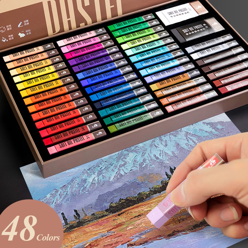Kuelox สี Soft Pastels ภาพวาด Crayon Graffiti Drawing Chalk Stick ชุดสี