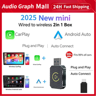 Wireless carplay ไร้สาย android auto usb Plug And Play แปลง Factory Wired เป็น Wireless สำหรับ apple carplay ไร้สาย