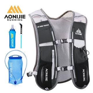 Aonijie E913S กระเป๋าเป้สะพายหลัง 5 ลิตร สําหรับใส่น้ํา 1.5 ลิตร เหมาะกับการวิ่งมาราธอน เล่นกีฬา กลางแจ้ง