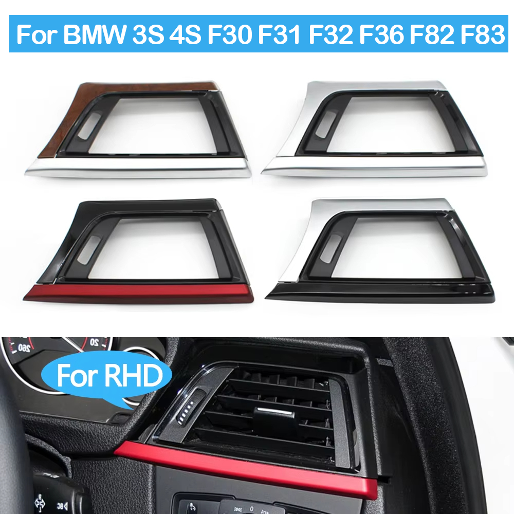 RHD รถเครื่องปรับอากาศขวา AC Vent Grill Outlet แผงกรอบสําหรับ BMW 3 4 Series F30 F31 F34 F35 F32 F33 F36 F82 F83