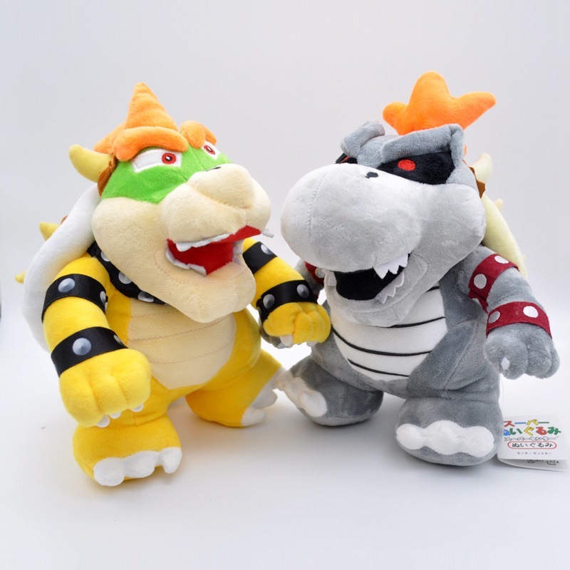 25 ซม.เกม Super Bros Plush Bowser Koopa กระดูกมังกร Bowsers Castle ของเล่นตุ๊กตาตุ๊กตานุ่มยัดไส้สําหรับเด็กวันเกิดคริสต์มาสของขวัญ