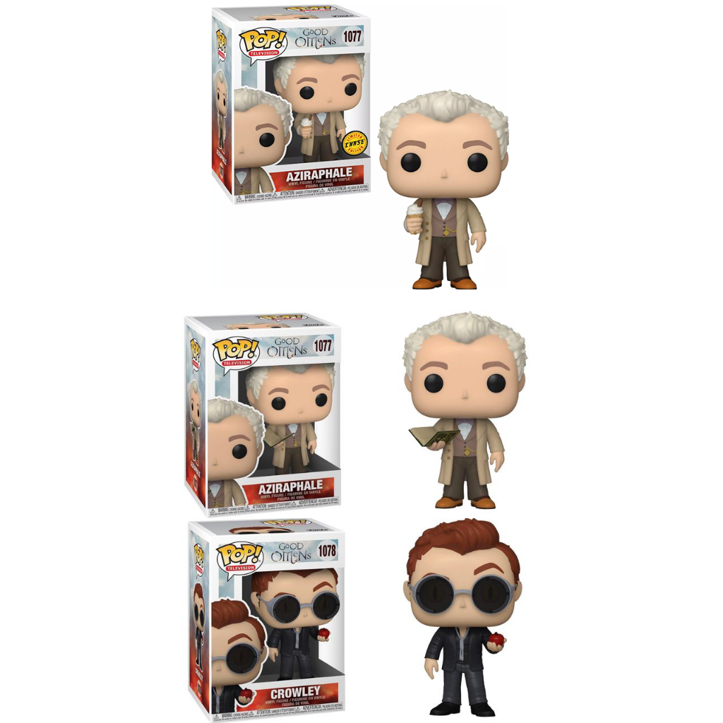 Funko Pop 1077 Good Omens AZIRAPHALE ไวนิล Action Figure Collection ของเล่น
