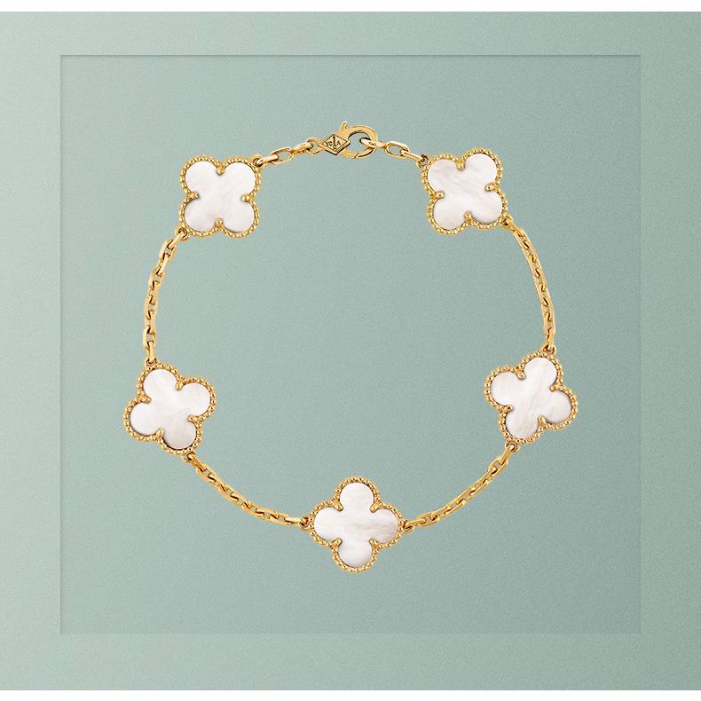 Yotsuba Lucky Alhambra Series 18K Gold White รูปที่ 6